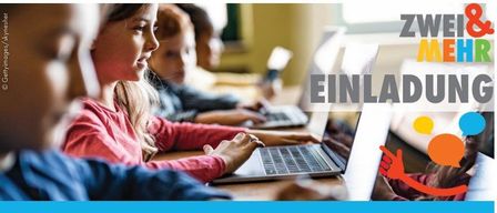 Familienfreitag-Poster, das Online-Vorträge zum Schutz und zur Unterstützung von Kindern im digitalen Raum bewirbt. Referenten sind Christian Lechner-Barboric und Nicole Bodmayer. Termine und Zeiten für zwei Veranstaltungen sind angegeben. QR-Code für weitere Informationen.