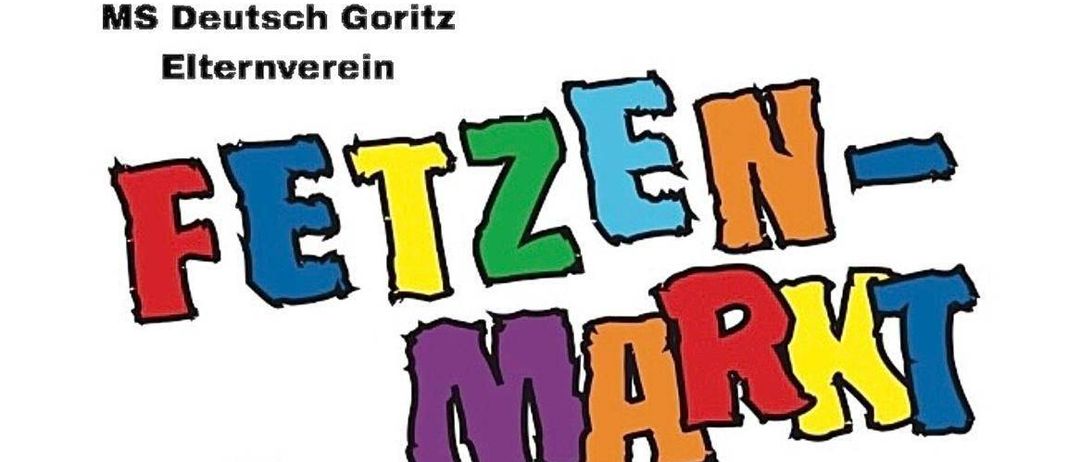 Plakat für einen Flohmarkt am 24. April 2026. Verkaufte Artikel sind Lampen, Computerzubehör, Heizkörper, Schreibtische, Stühle, Waschmaschinen und Werkbänke. Der Markt läuft von 15:00 bis 19:00 Uhr. Kontakt: 8483 Deutsch Goritz 63.