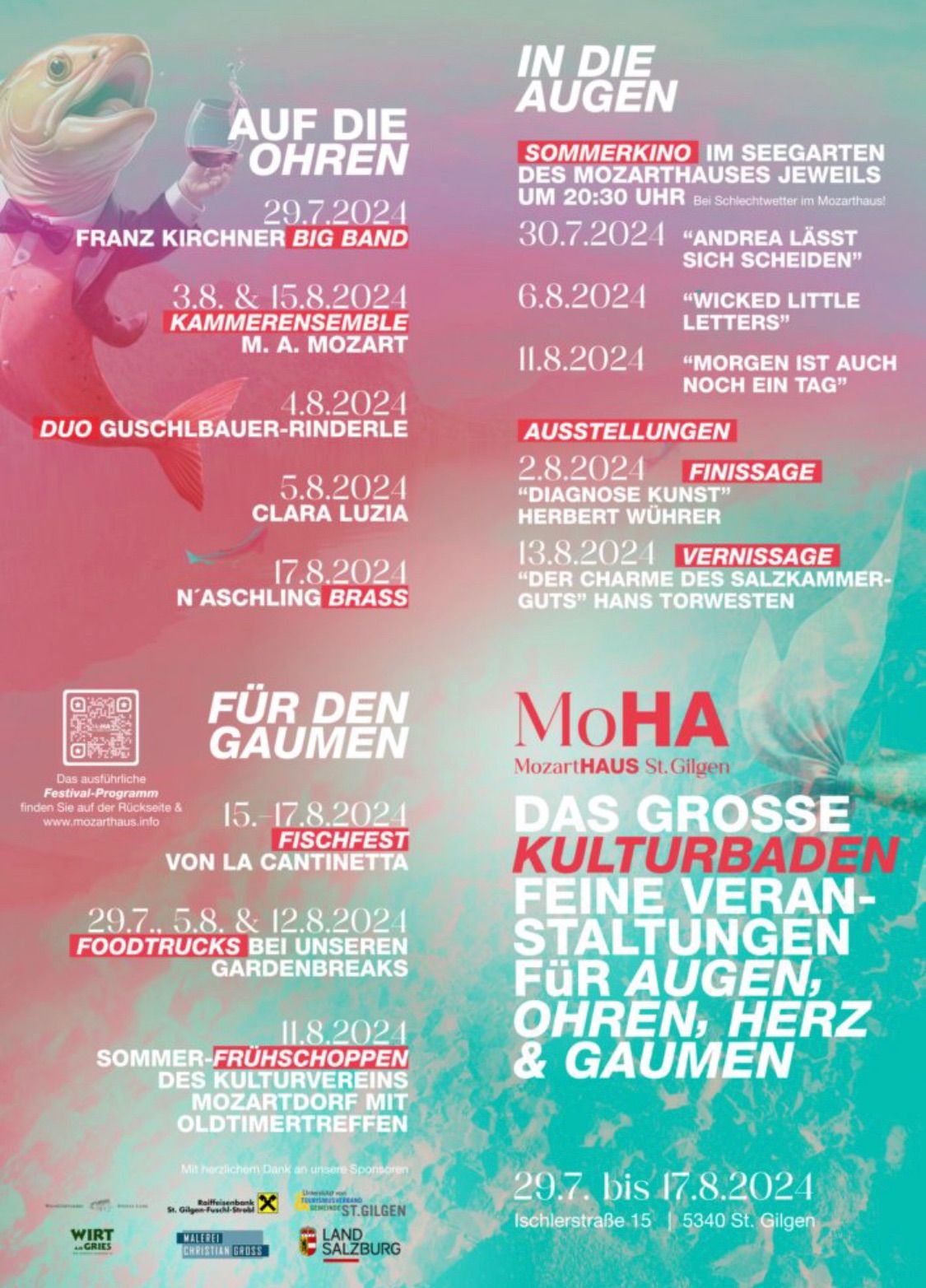 Bild enthält, Advertisement, Poster, Text, Animal, Fish, Sea Life, Menu