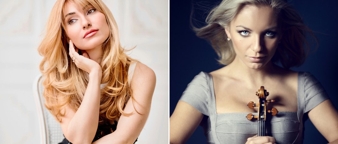 Eine Frau mit blonden Haaren posiert für ein Foto. Sie hat eine Hand am Kinn und trägt einen Ring.