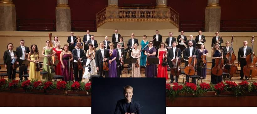 Bild enthält, Indoors, Person, Music, Musical Instrument, Musician, Orchestra, Performer, Adult, Male, Man