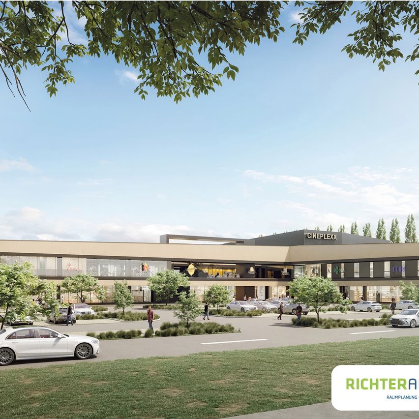 Bild enthält, Architecture, Building, Campus, Office Building, Grass, Plant, Car, Vehicle, Wheel, Person