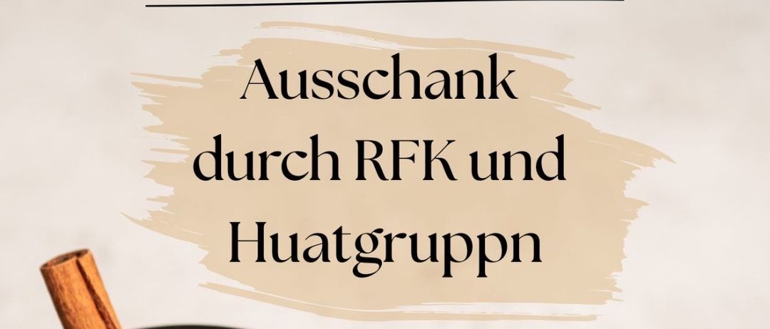 Eine Werbung für eine Marktplatz-Veranstaltung in Hallenbad am 19. Dezember 2025. Die Veranstaltung läuft von 17:00 Uhr bis 23:00 Uhr. Es zeigt ein Getränk mit einer Zimtstange und einer Orangenscheibe.