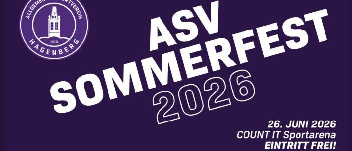 Plakat für Amperfest 2026 am 26. Juni, Eintritt frei. Bietet einen Charity-Lauf, Preisverleihung, Hüpfburg, Live-Musik und einen Fackelzug.