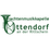Trachtenmusikkapelle Ottendorf-Logo. Das Logo der 'Rachtenusikkapelle Ottendorf' am Rittschein mit einem grünen Musiknotensymbol.