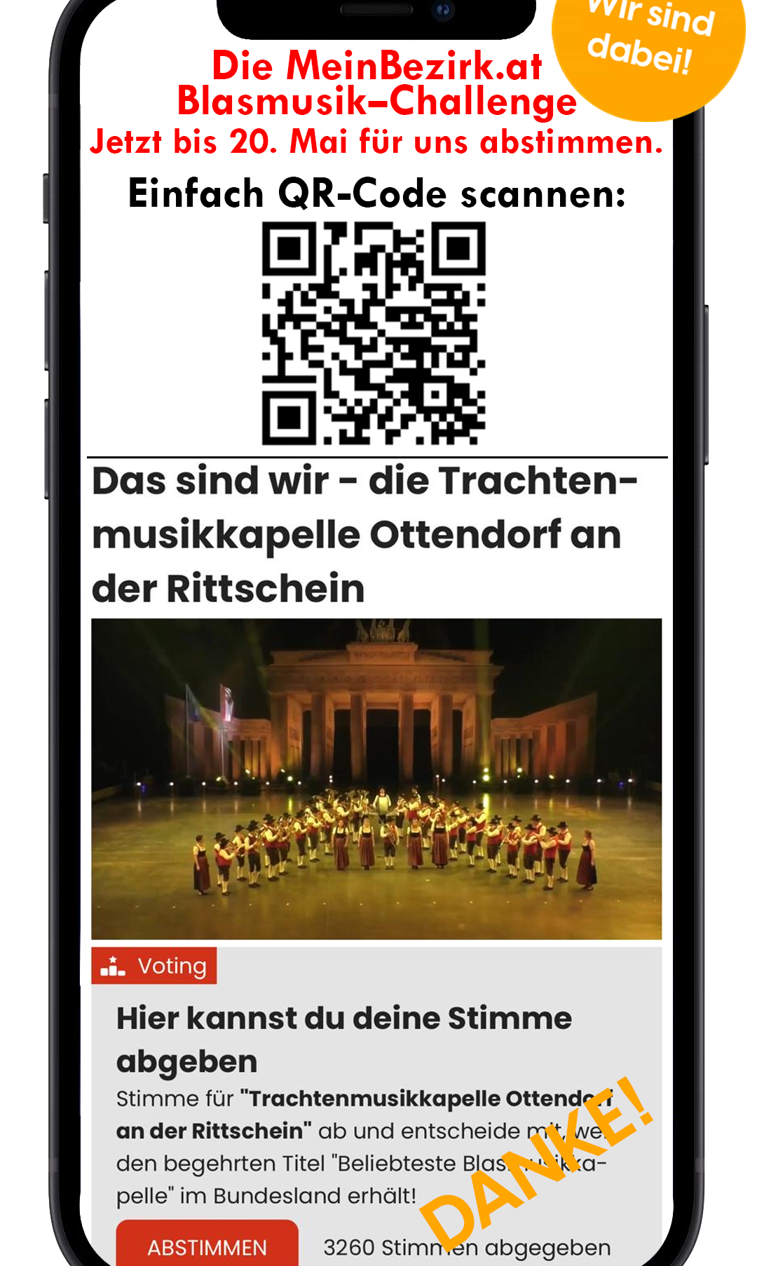 Bild enthält, Advertisement, Poster, QR Code, People, Person, Electronics, Phone, Mobile Phone