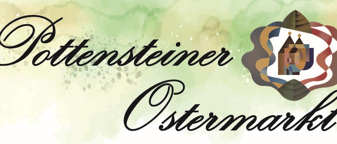 Ein grüner Aquarellhintergrund mit schwarzem Text, der 'nsteiner Ostern' lautet. Das Wort 'nsteiner' steht oben und 'Ostern' darunter, beide in kursiver Schrift.