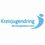 Kreisjugendring Berchtesgadener Land-Logo. Das Logo des Kreisjugendring Berchtesgadener Land wird auf einem weißen Hintergrund angezeigt. Der Text 'Kreisjugendring' ist in Blau geschrieben, und 'Berchtesgadener Land' steht in kleinerer blauer Schrift darunter. Eine blaue Silhouette einer Person ist rechts neben dem Text platziert.