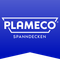 Das Logo für Plameco Spanndecken auf blauem Hintergrund. Der Name Plameco ist in fetten weißen Buchstaben und darunter der Text Spanndecken in kleineren weißen Buchstaben.