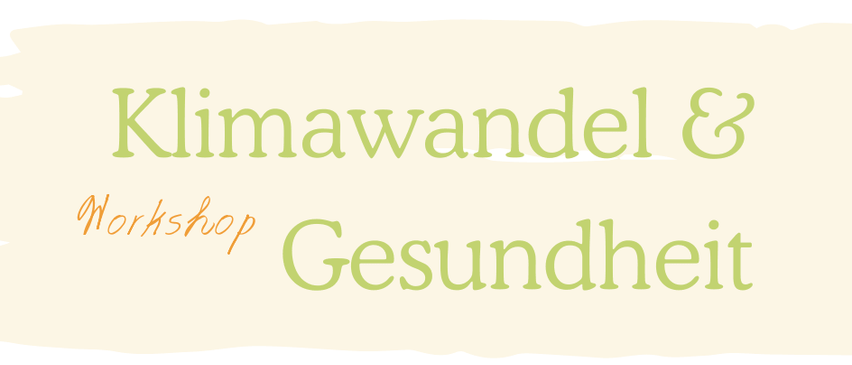 Workshop zur Auswirkung des Klimas auf die Gesundheit, organisiert von KLAR!-Nockregion und Bildungsraum. Mit Sandra Bindhammer. Themen sind Allergien, Infektionskrankheiten, Wundheilung, Medikamente. Datum: 10. April. Zeit: 14:00-17:30. Ort: Bildungsraum Spittal.