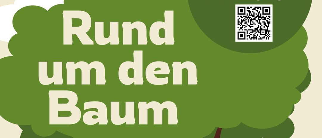Plakat für Baumpflege-Veranstaltung. Eintritt frei! Keine Anmeldung erforderlich! Datum: 21.05.2026. Beginn: 18:00 Uhr. Ort: Matzendorf-Hölles. Baumexperten informieren über Baumrechte, Schnittzeitpunkt und Umgang mit Neophyten und Naturschutz.
