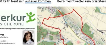 Veranstaltung im Mai 2026, 9-10 Uhr bei ESV Reith. Etwa 10 km mit zwei Haltepunkten. Freuen Sie sich auf ein freundliches Beisammensein im ESV Reith. Mittagessen ab 11 Uhr möglich. Bei schlechtem Wetter kein Ersatztermin.