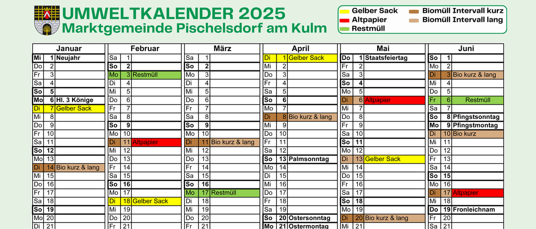 Text, QR Code, Calendar