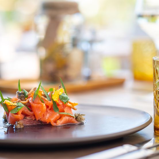 Food, Food Presentation, Glass, Plate, Meal