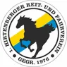 Logo of a riding and driving association, featuring a running horse with the words Reit- und Fahrverein and the year 1976.