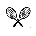 Racket, Sport, Tennis, Tennis Racket, Stencil, Smoke Pipe