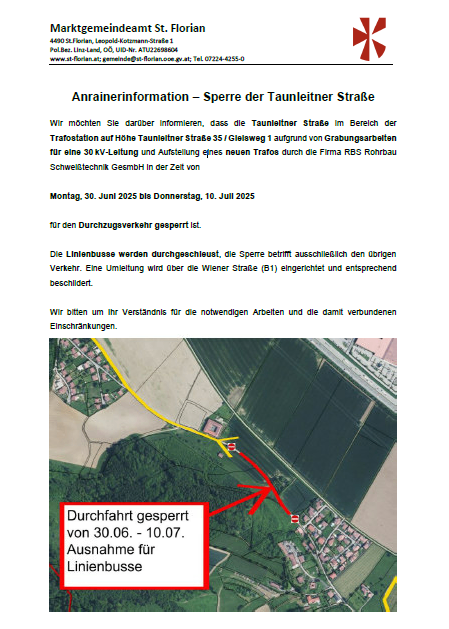 SperreTaunleitnerStrae