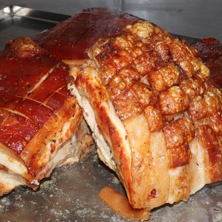 Bild enthält, Food, Meat, Pork, Ham