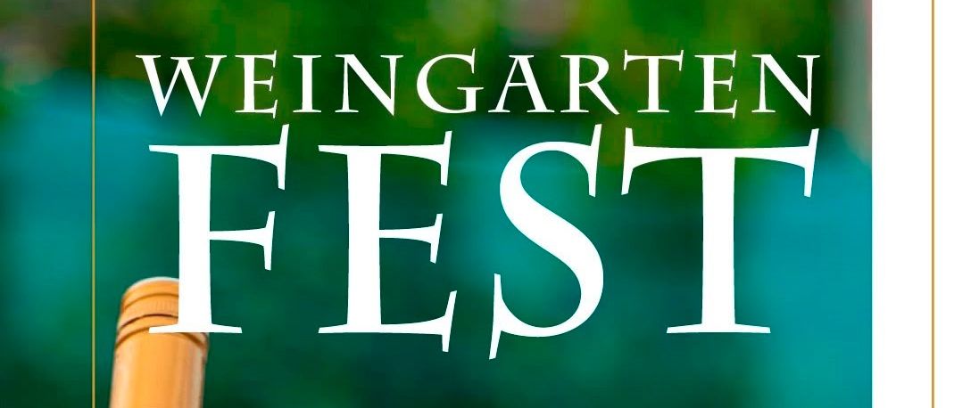 Plakat für das Eichenherz Fest am 25. Juli 2026, Beginn um 13 Uhr in Siegendorf, mit einer Flasche Dr. Veith Wein.
