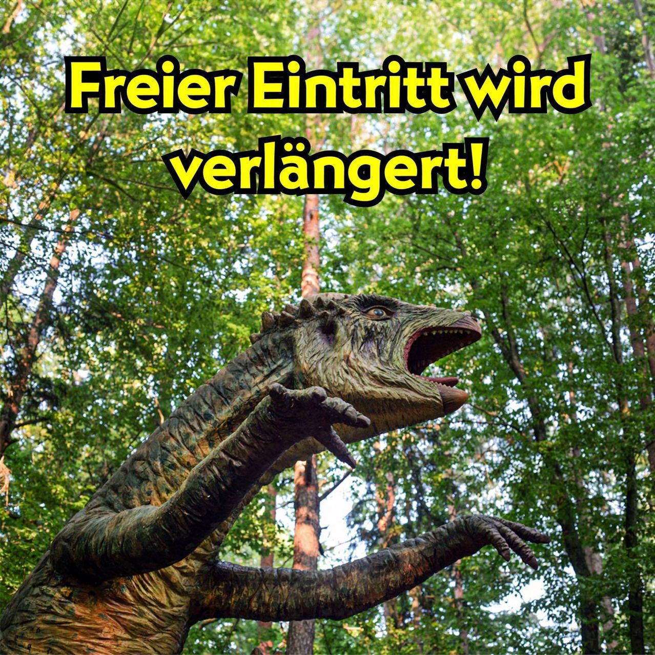 Bild enthält, Animal, Dinosaur, Reptile, T-Rex, Plant, Vegetation