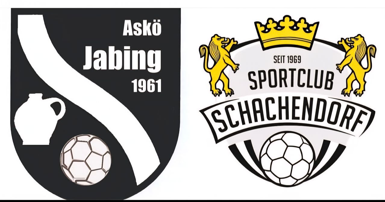 Ein Fußball ist neben einem Logo eines Sportvereins mit einem Löwen und einer Krone abgebildet. Der Vereinsname ist Schach und das Logo enthält den Text Seit 1961.