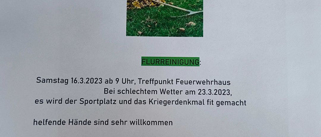 Bild enthält, Grass, Advertisement, Poster, Lawn, Vegetation, Page, Text, Field