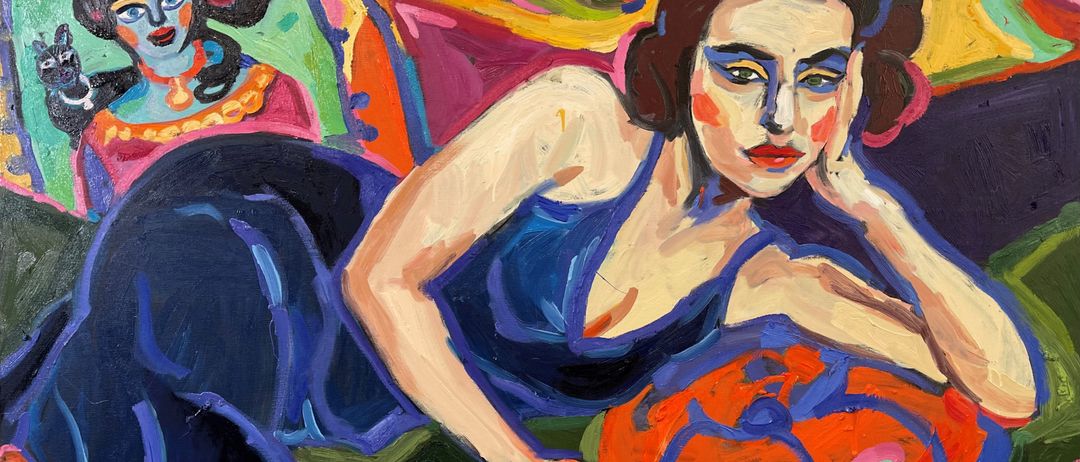 Bild enthält, Art, Modern Art, Painting, Person, Face, Head