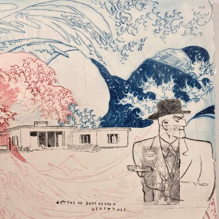 Bild enthält, Art, Painting, Adult, Male, Man, Person, Drawing, Modern Art, Face, Head