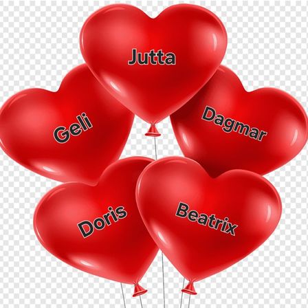 Bild enthält, Balloon, Symbol, Heart