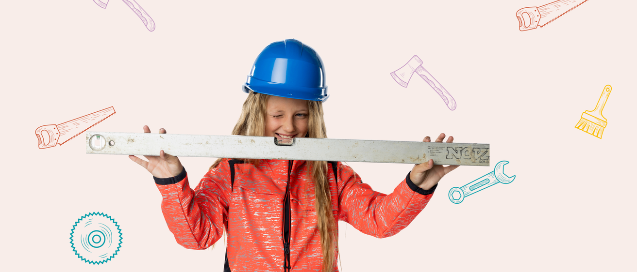 Bild enthält, Clothing, Hardhat, Helmet, Child, Female, Girl, Person, Coat