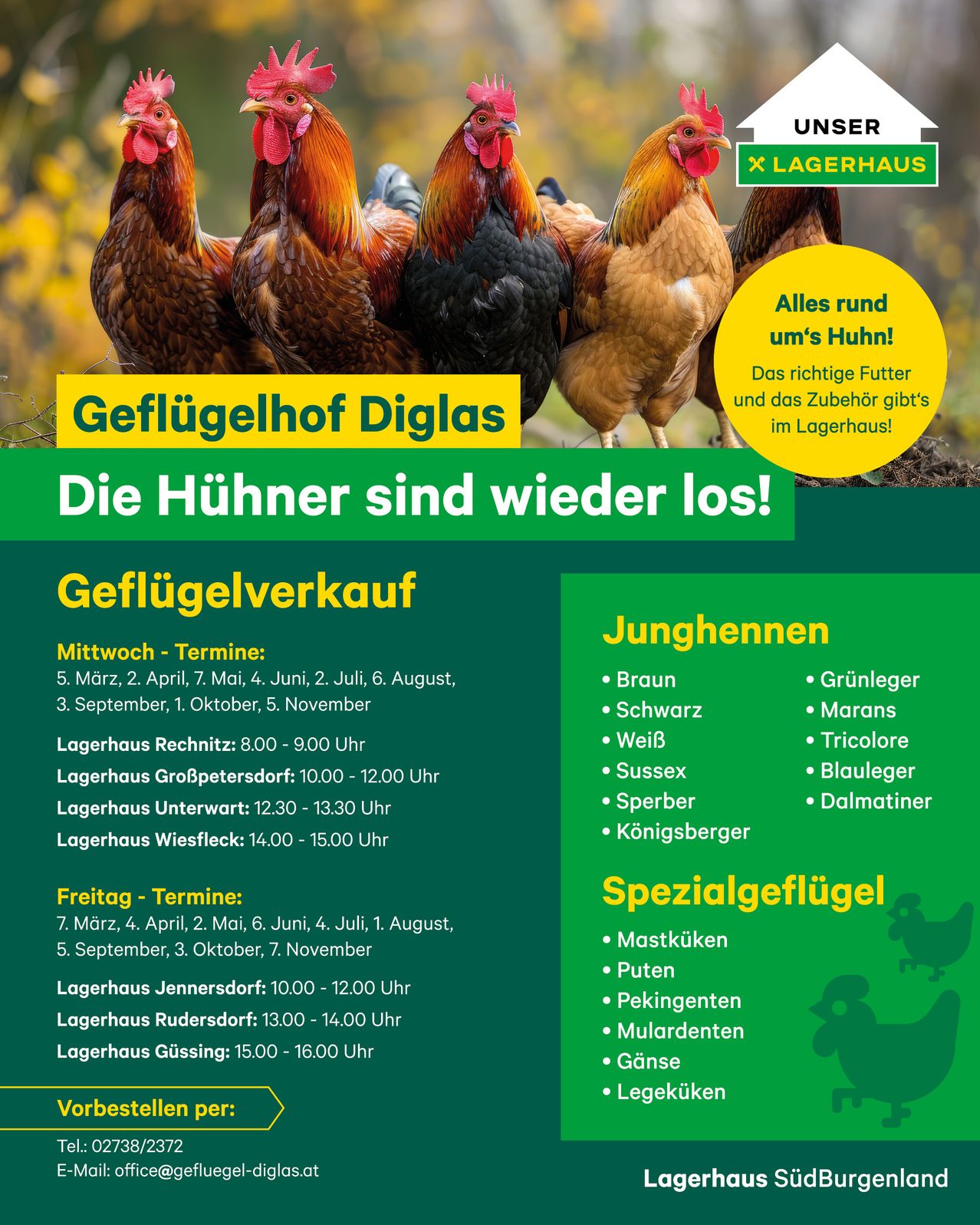 Bild enthält, Advertisement, Poster, Animal, Bird, Chicken, Fowl, Poultry