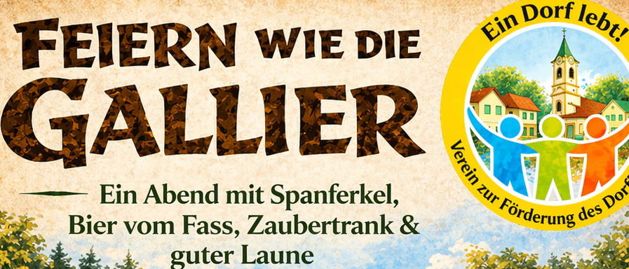 Ein Abend mit Spanferkel, Bier vom Fass, Zaubertrank & guter Laune. Gemeinsam tafeln unter freiem Himmel. Tischreservierung bis 27. Mai 2026.