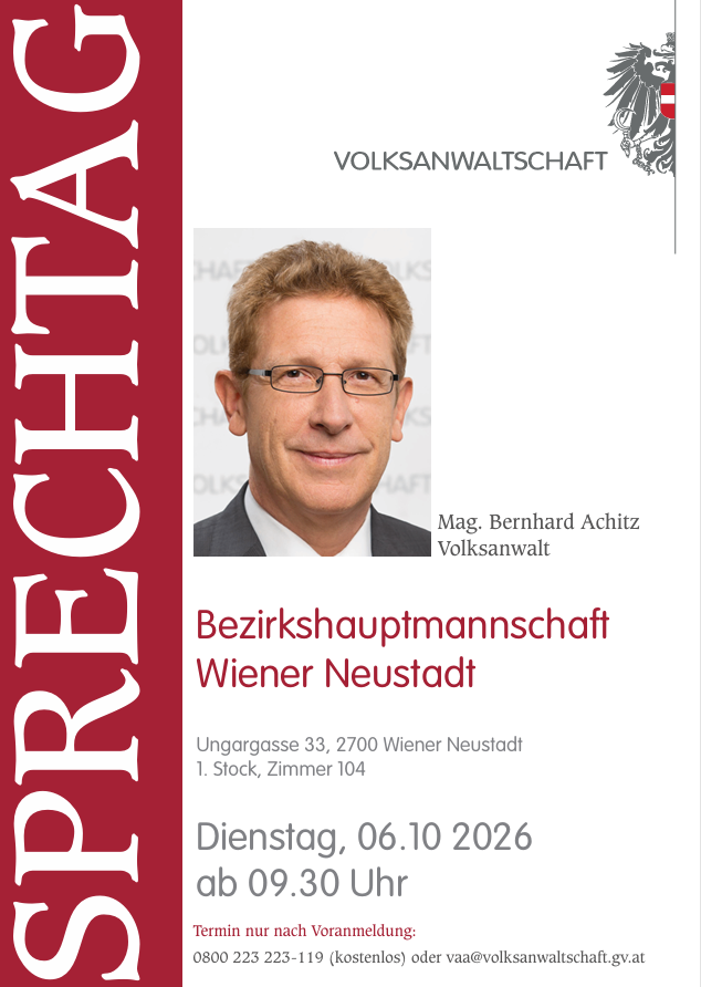 Ein Plakat mit einem Mann, Bernhard Achitz, mit lächelndem Gesicht. Das Plakat enthält Datum, Ort und einen Titel.