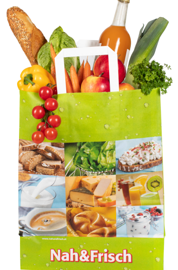 Bild enthält, Food, Lunch, Meal, Bag, Shopping Bag, Apple, Produce, Bread, Coffee, Coffee Cup