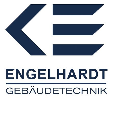 Das Elhardt AuDeTechnik Logo zeigt einen stilisierten Buchstaben E mit drei horizontalen Linien und den Firmennamen darunter in fetter blauer Schrift.