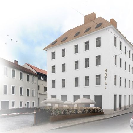 Bild enthält, City, High Rise, Urban, Apartment Building, Hotel, Street, Condo, Neighborhood, Office Building, Car