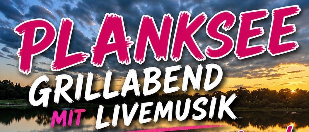 Plakat für einen Grillabend mit Live-Musik von Svengelbert, bekannt durch Radio und Fernsehen. Datum: 13.06.2026. Grillbeginn 18.00 Uhr, Musik ab 20.00 Uhr. Reservierungen unter 0664/3666963.