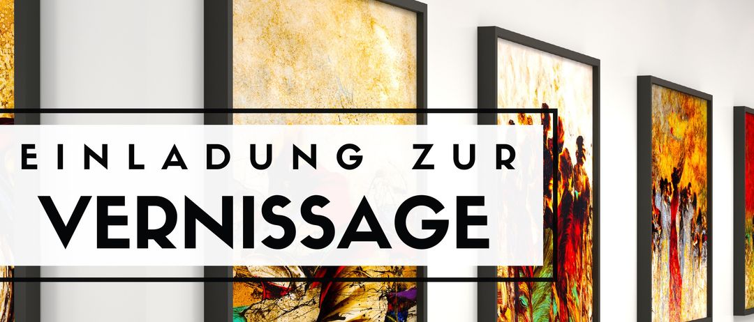 Einladung zur Vernissage am Freitag, 10. Oktober 2025, um 19:30 im Gemeindesaal. Die Ausstellung läuft bis zum 21. November 2025.