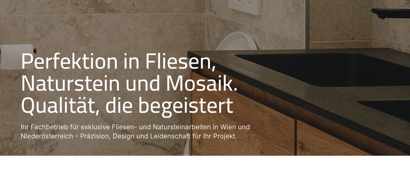 Natursteinarbeiten in Wien, Österreich, spezialisiert auf Fliesen und Mosaik mit Leidenschaft für Ihr Projekt.