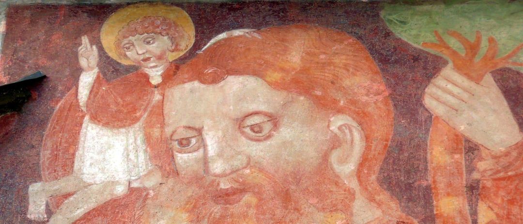 Art, Painting, Person, Mural, Face, Head, Archaeology, Baby