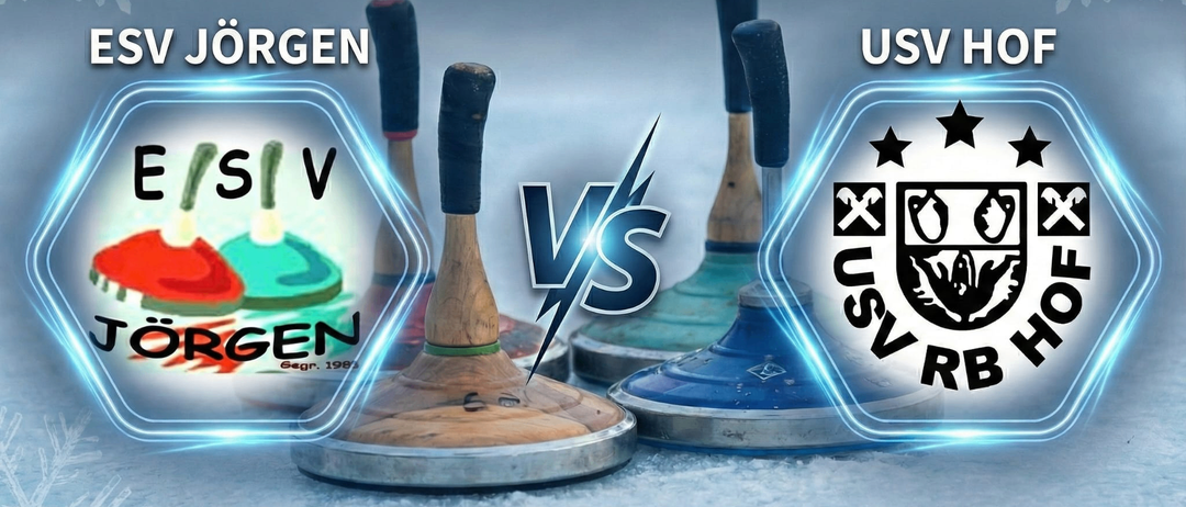 Plakat für einen Modellski-Wettkampf. Es zeigt ein Spiel mit Skistäben. Das Match ist zwischen Jörgen und USV HO. Das Datum ist Samstag, 14.02.2026, um 17:00 Uhr, bei ESV Neuseitz.