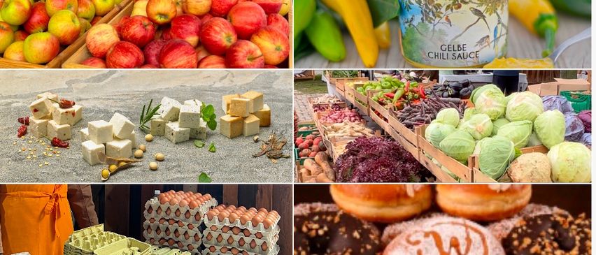 Bild enthält, Adult, Female, Person, Woman, Apple, Food, Fruit, Bread, Shop, People