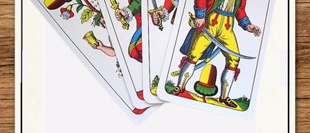 Plakat für eine Kartenspielveranstaltung von Jassverein Rubezahl, geplant für den 9. August 2026, Beginn um 10 Uhr, im Vereinsheim in Amerlugen, Gasella 4, 6820 Frastanz.