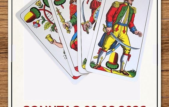 Plakat für eine Kartenspielveranstaltung von Jassverein Rubezahl, geplant für den 9. August 2026, Beginn um 10 Uhr, im Vereinsheim in Amerlugen, Gasella 4, 6820 Frastanz.