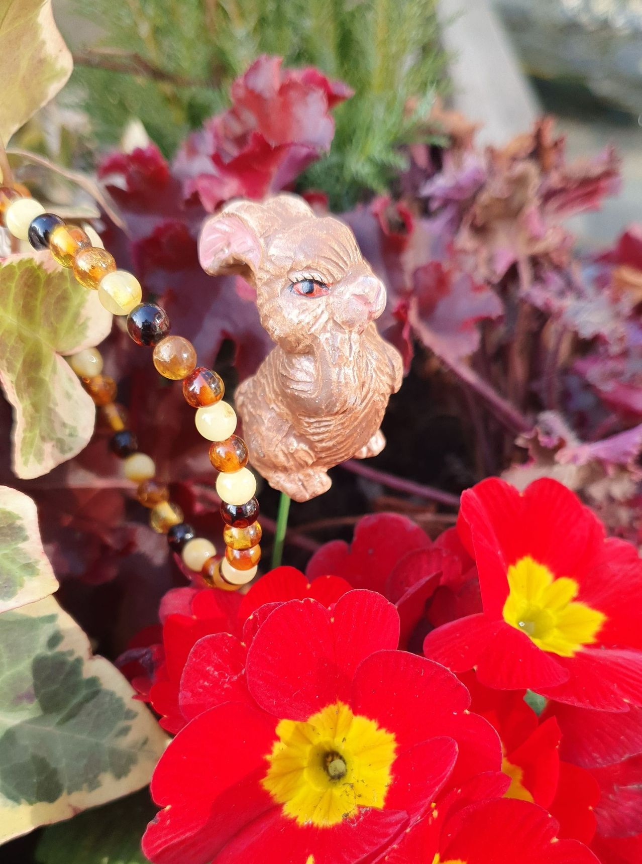 Bild enthält, Accessories, Flower, Geranium, Petal, Flower Arrangement, Potted Plant, Bead, Ornament, Leaf, Jewelry