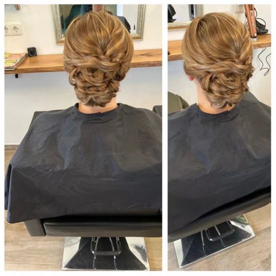 Bild enthält, Person, Hairdresser, Hair, Head, Haircut