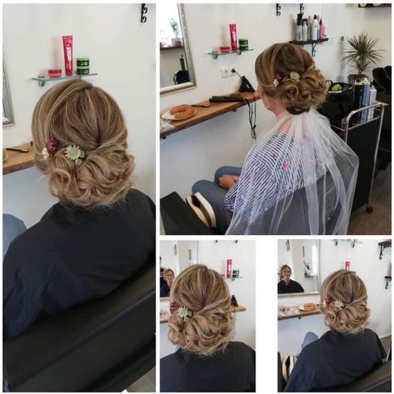 Bild enthält, Adult, Bride, Female, Person, Woman, Hairdresser, Head, Hair, Haircut, Face