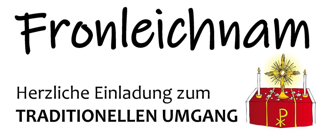 Herzliche Einladung zum traditionellen Umgang am 04. Juni 2026 in Hirtenberg beim Waldkreuz. Hl. Messe: 09.30 Uhr mit 4 Altären und Prozession zur Kirche. Sitzgelegenheiten auch bei den Altären. Unser Wirt freut sich auf Ihren Besuch.
