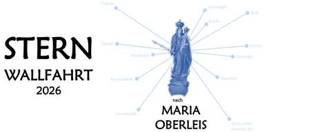 Diagram shows locations like garden, workshop, and others connected to a statue of Mary Oberleis.