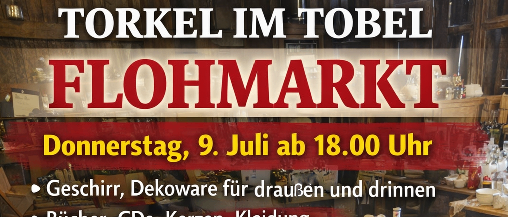 Auktion am Donnerstag, 9. Juli ab 18.00 Uhr. Geschirr, Dekoware, Bücher, CDs, Kerzen, Kleidung, Spielzeuge und mehr zu günstigen Preisen. Erfrischungen mit einer Kleinigkeit zu essen. Selbstgemachte Produkte wie Holundersirup, Gelees und Marmeladen, Likör, Grillanzünder.